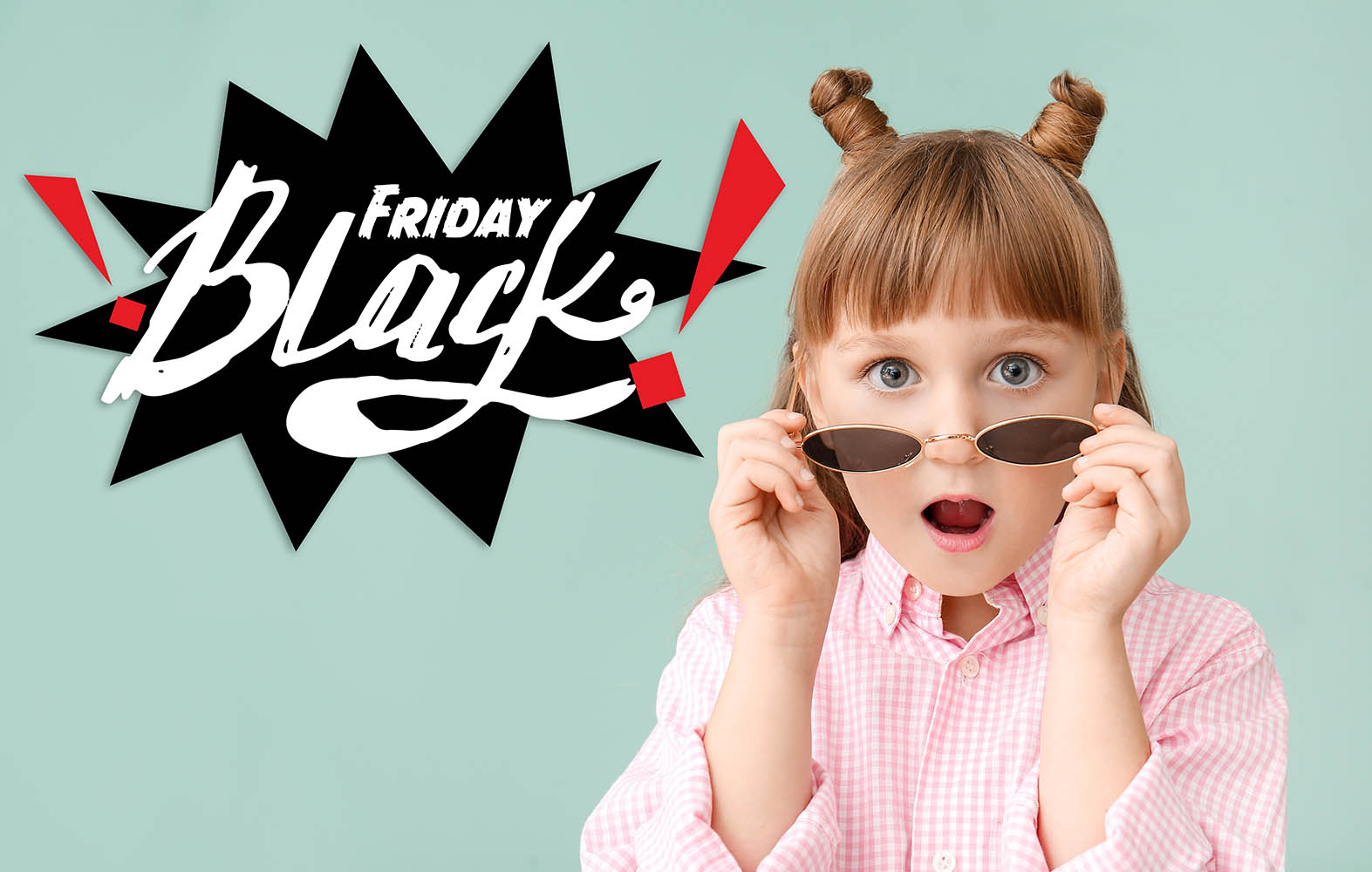 What does a child need to watch out for when shopping on Black Friday?